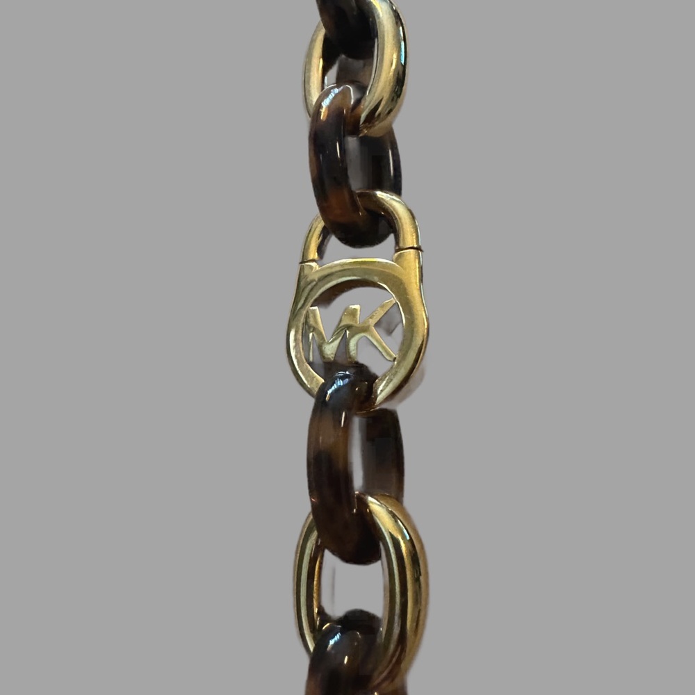 MICHAEL KORS MK TORTOISE SHELL LINK BRACELET - Picture 5 of 6